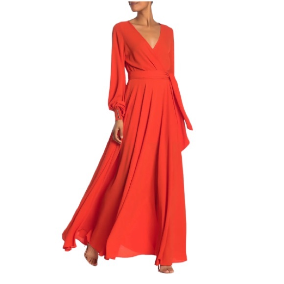 Meghan LA Dresses & Skirts - Meghan LA Wrap Maxi Dress